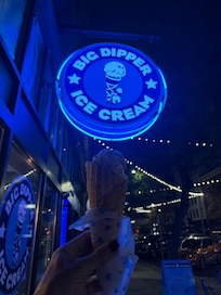 Across the street and delicious