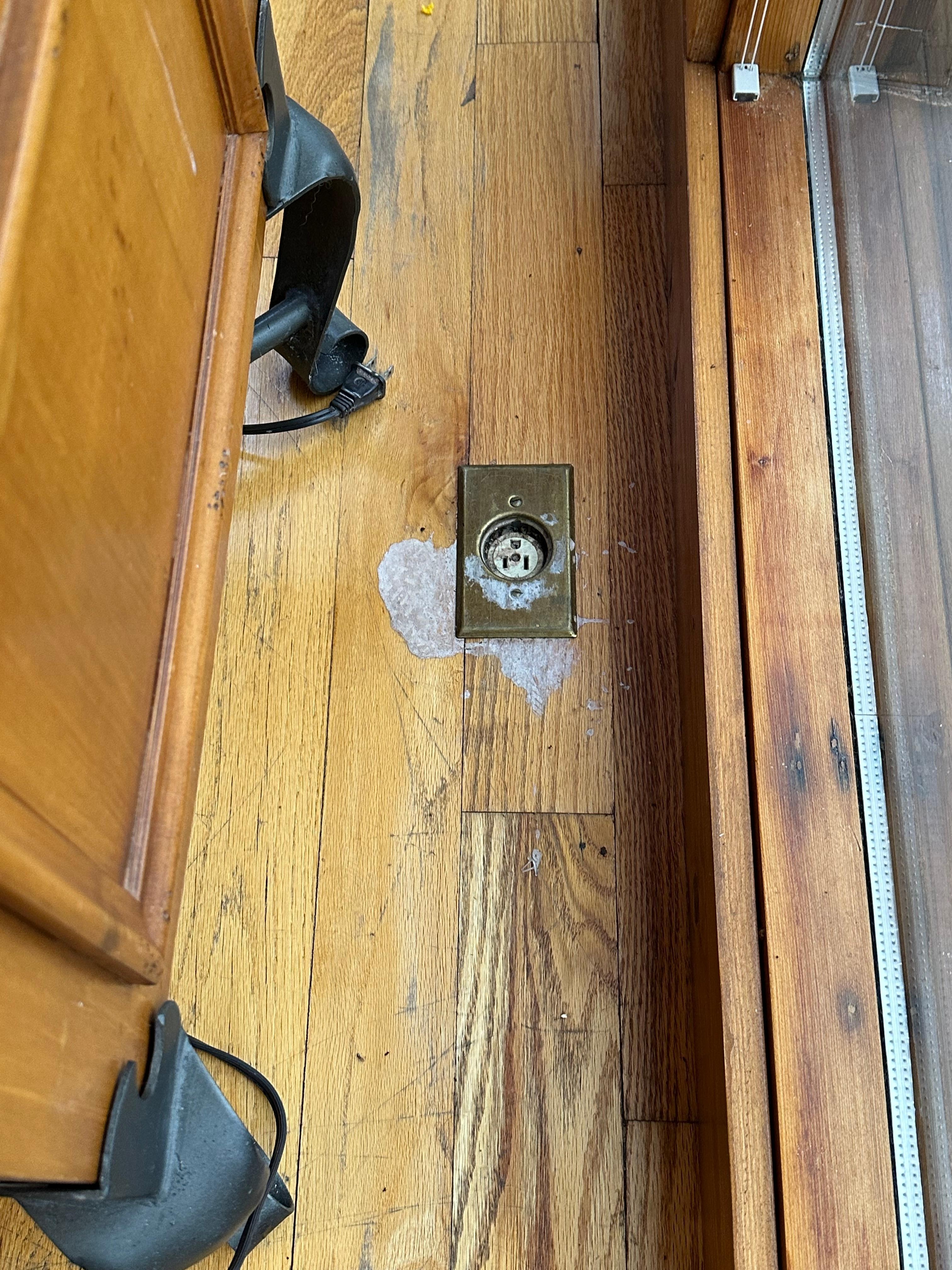 Not sure what was all over the floor