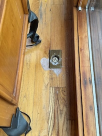 Not sure what was all over the floor