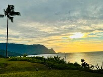 Sunset view from backyard