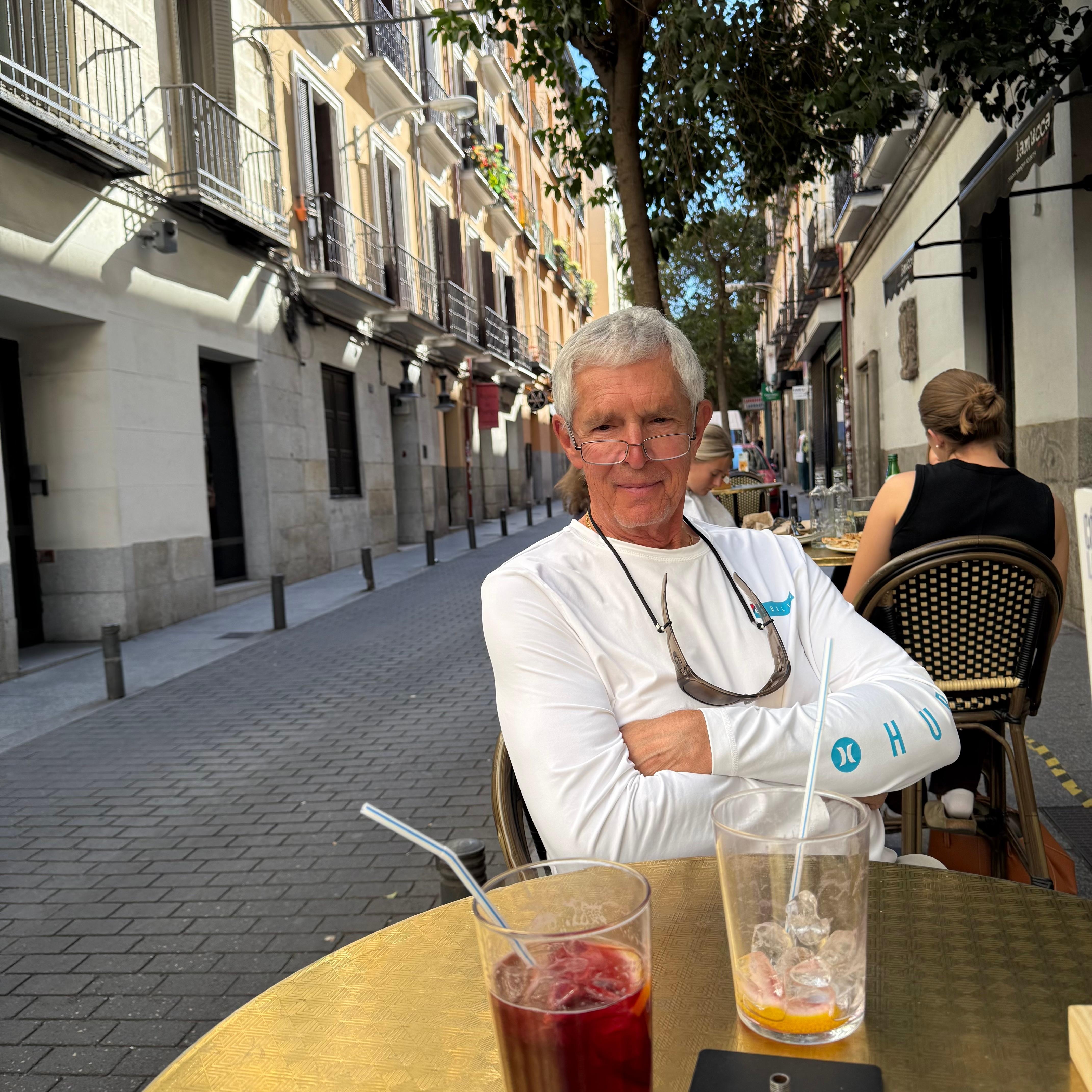 Dinner just one block away!