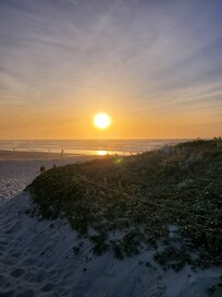 Walk down to the beach and catch the sunset