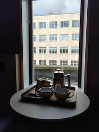 Nice touch to the kitchenette