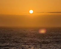 Sunset in family room.