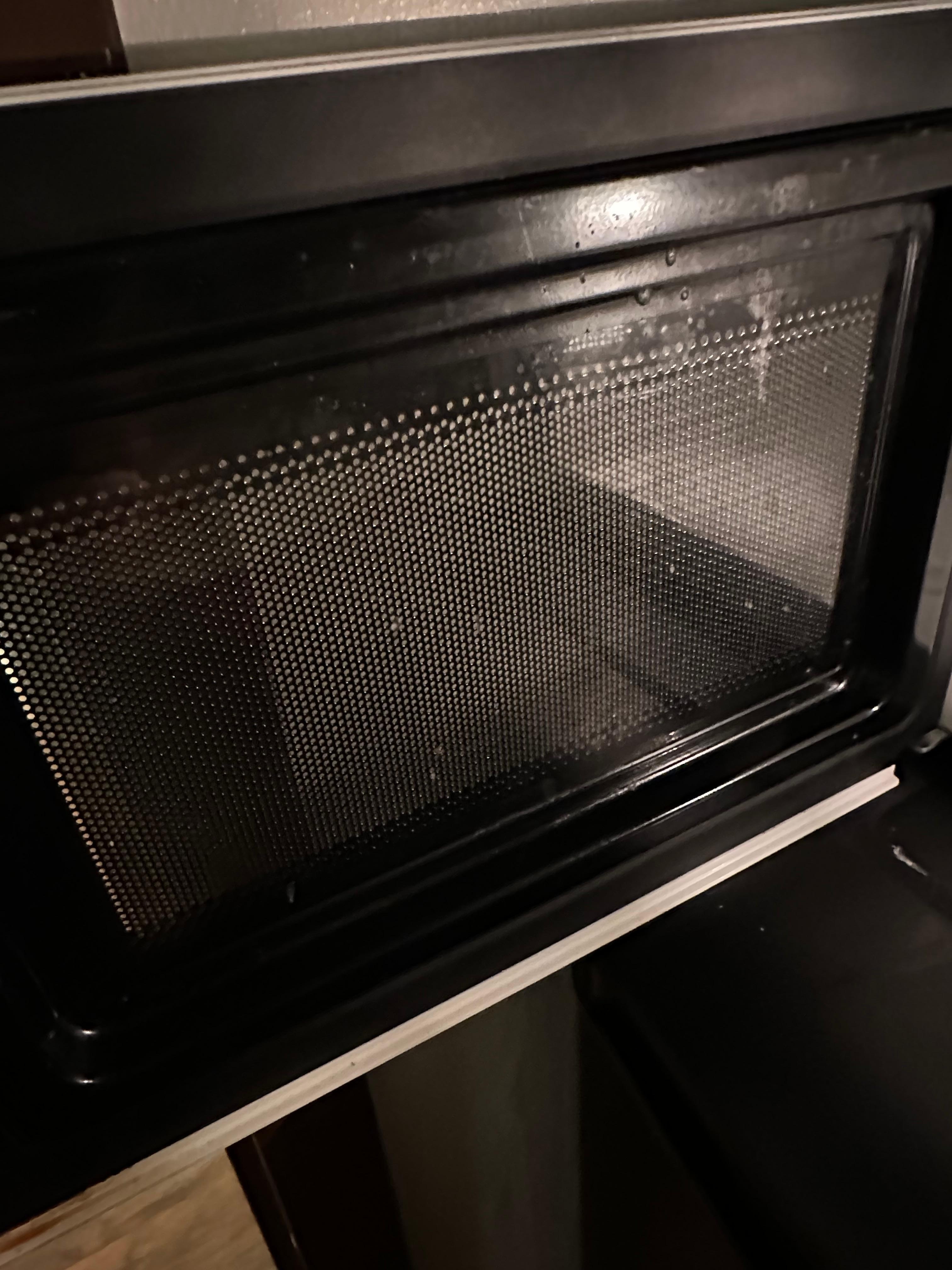 Greasy microwave