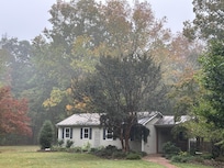 Cottage with fall colors