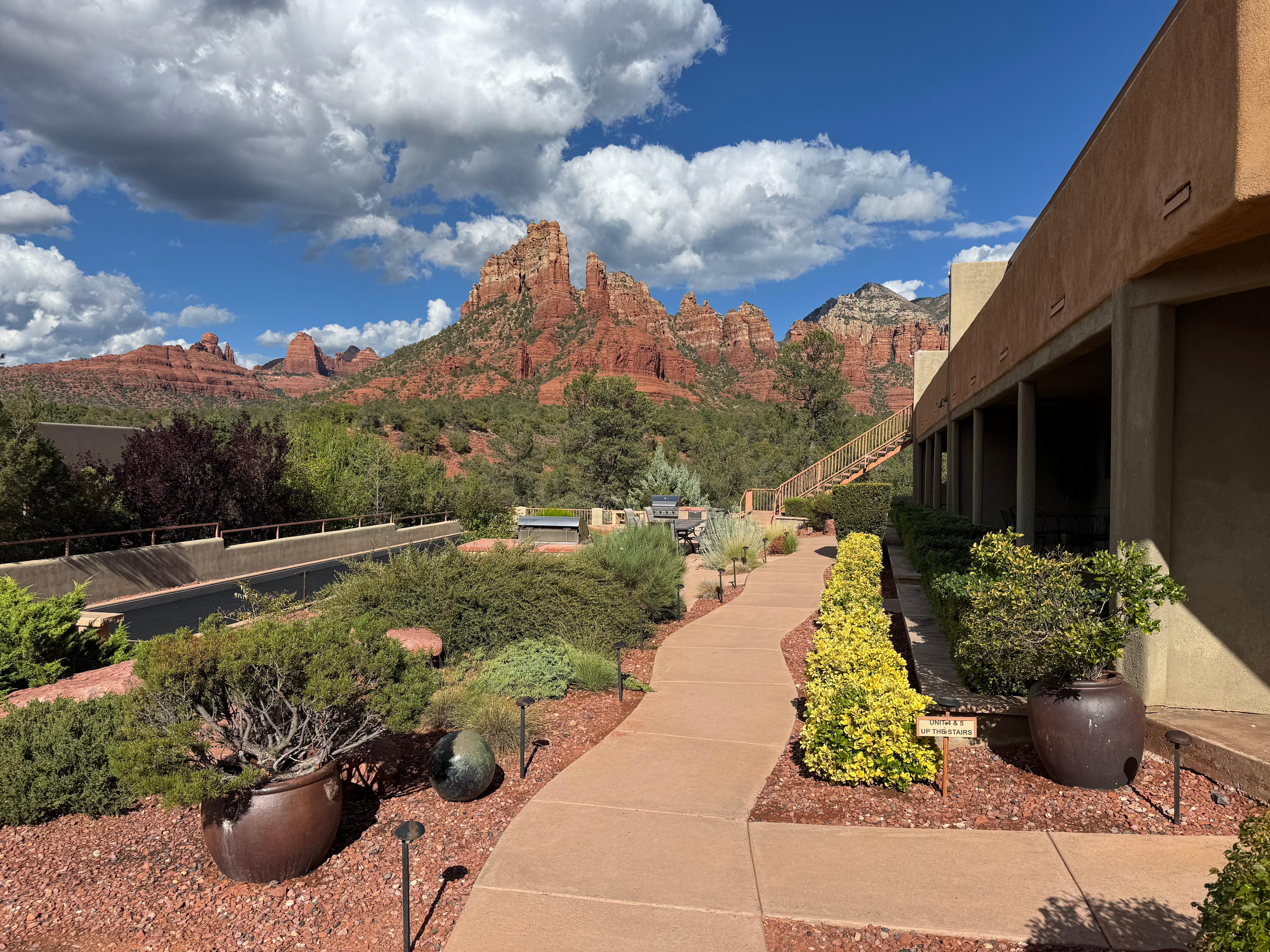 View steps outside unit