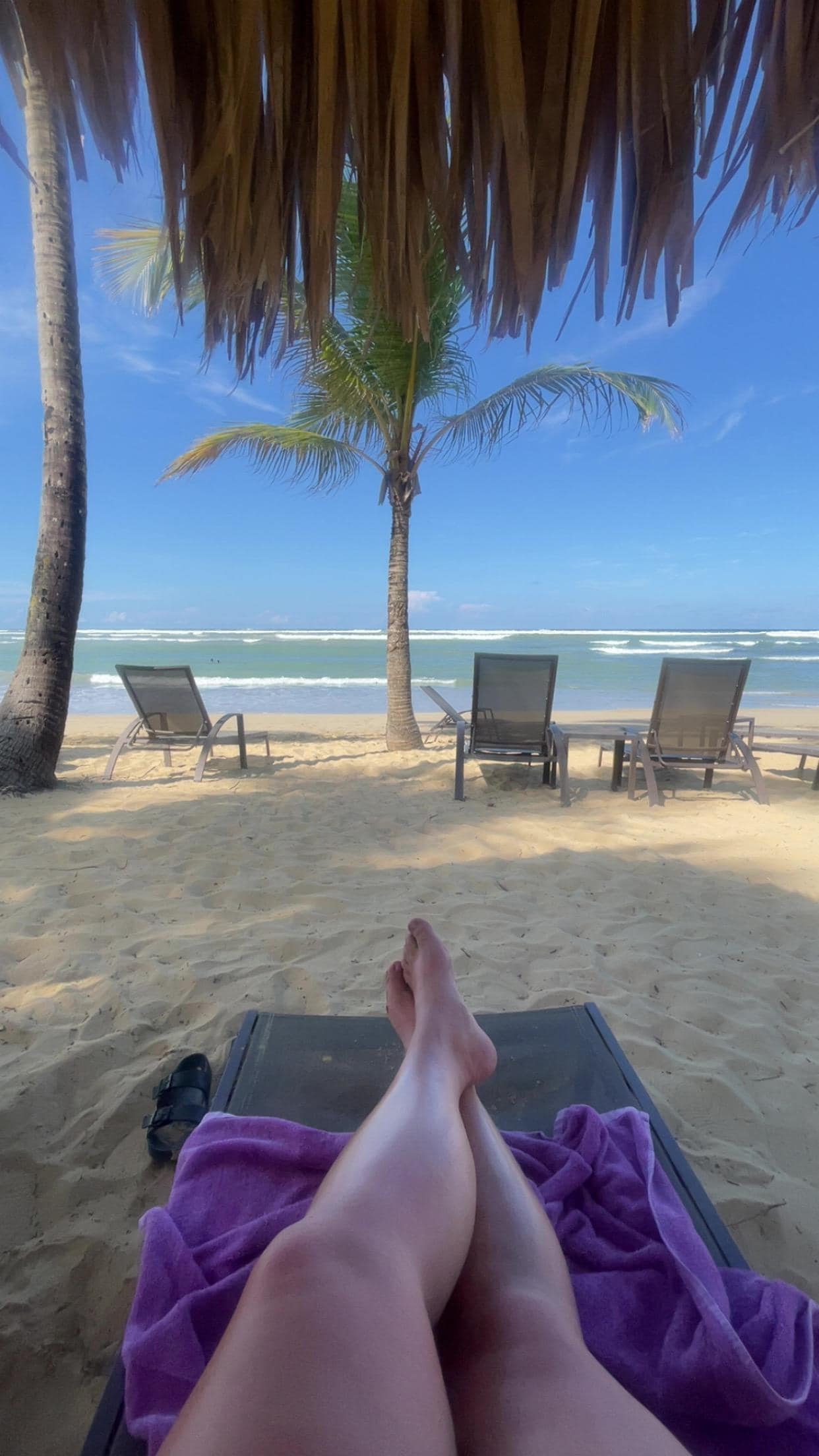 Chilling by the ocean!