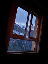 View from the bed