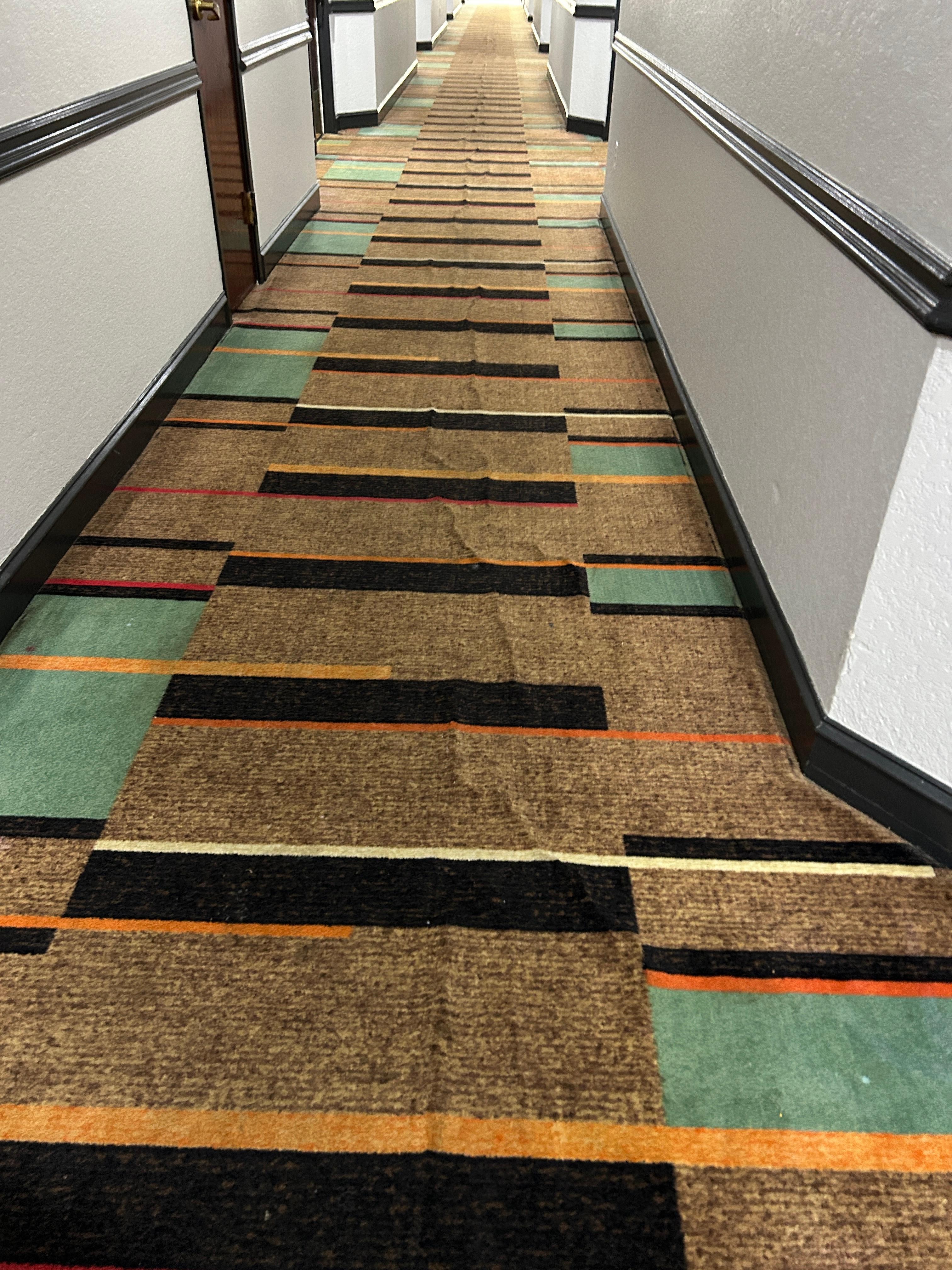 4th floor carpet, dirty