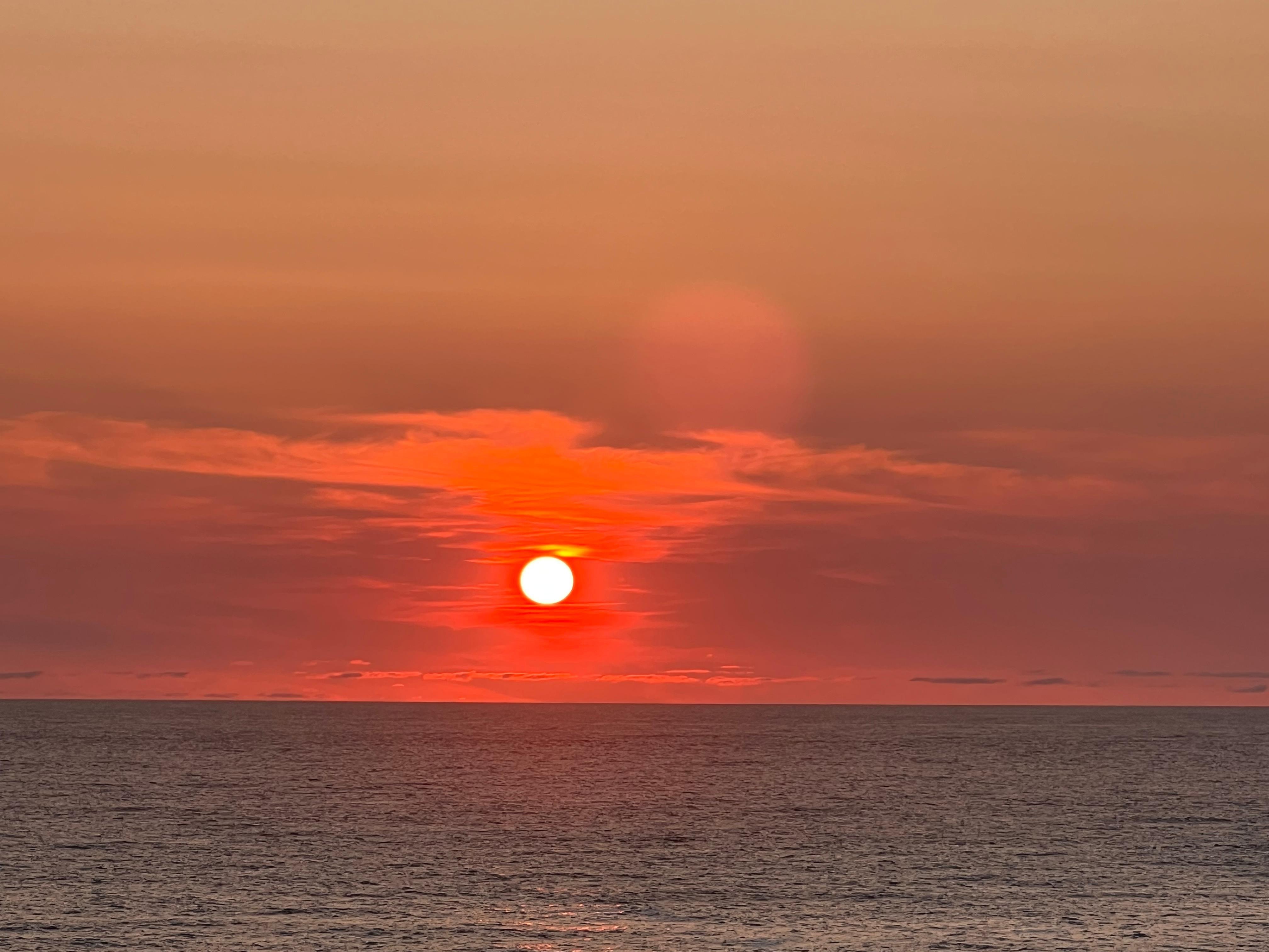 Sunset…
