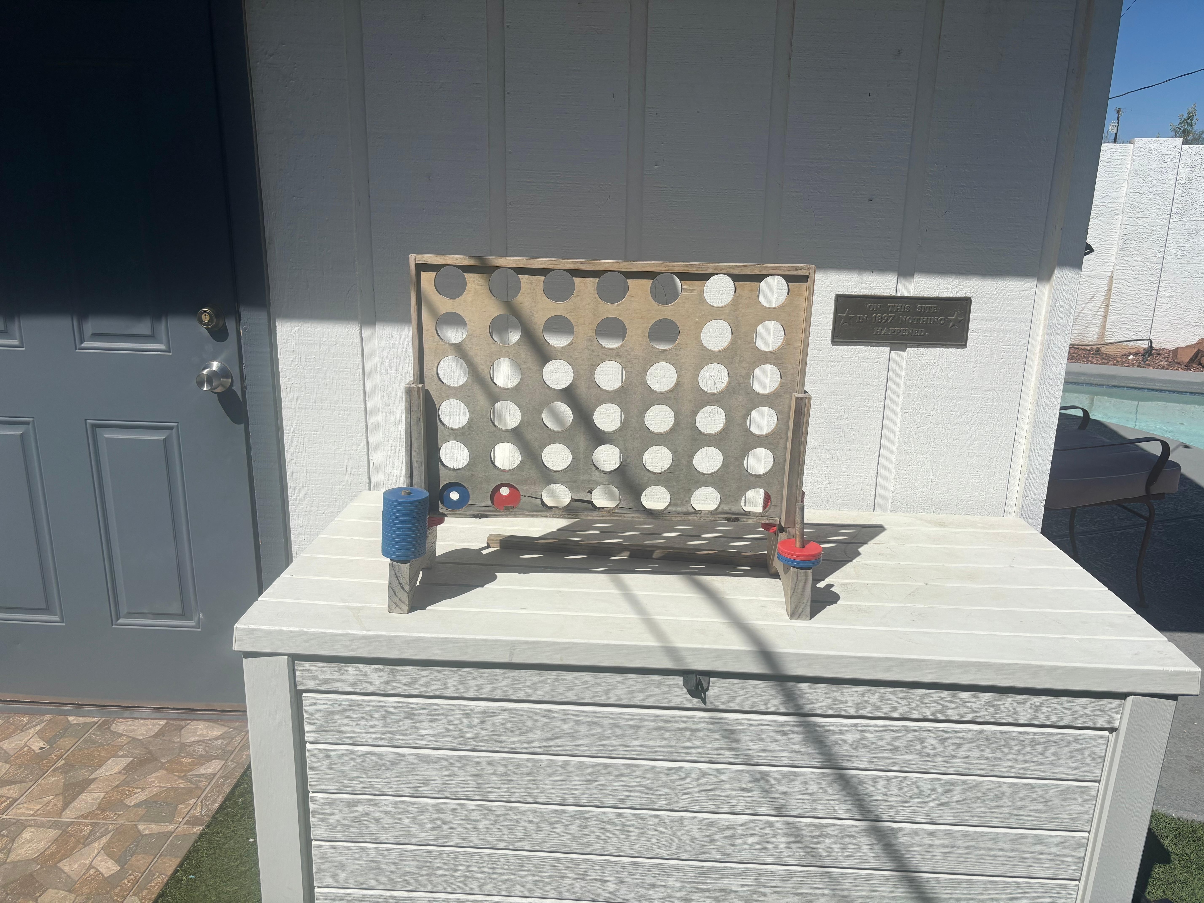 Life-size connect four