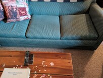 Saging couch. Not the couch that is pictured in the discription