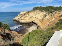 Private beach right out the door