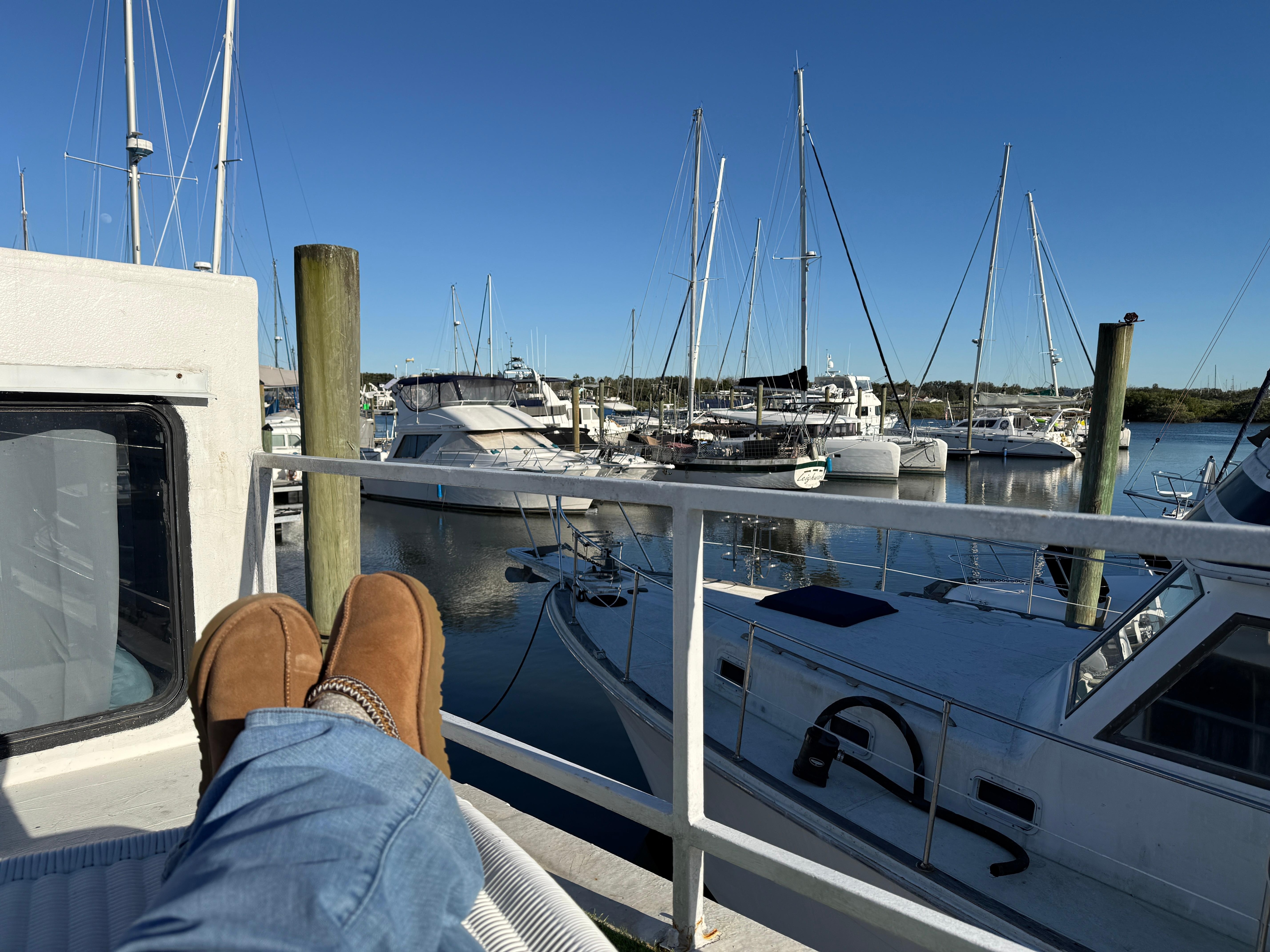 View from the top deck. 