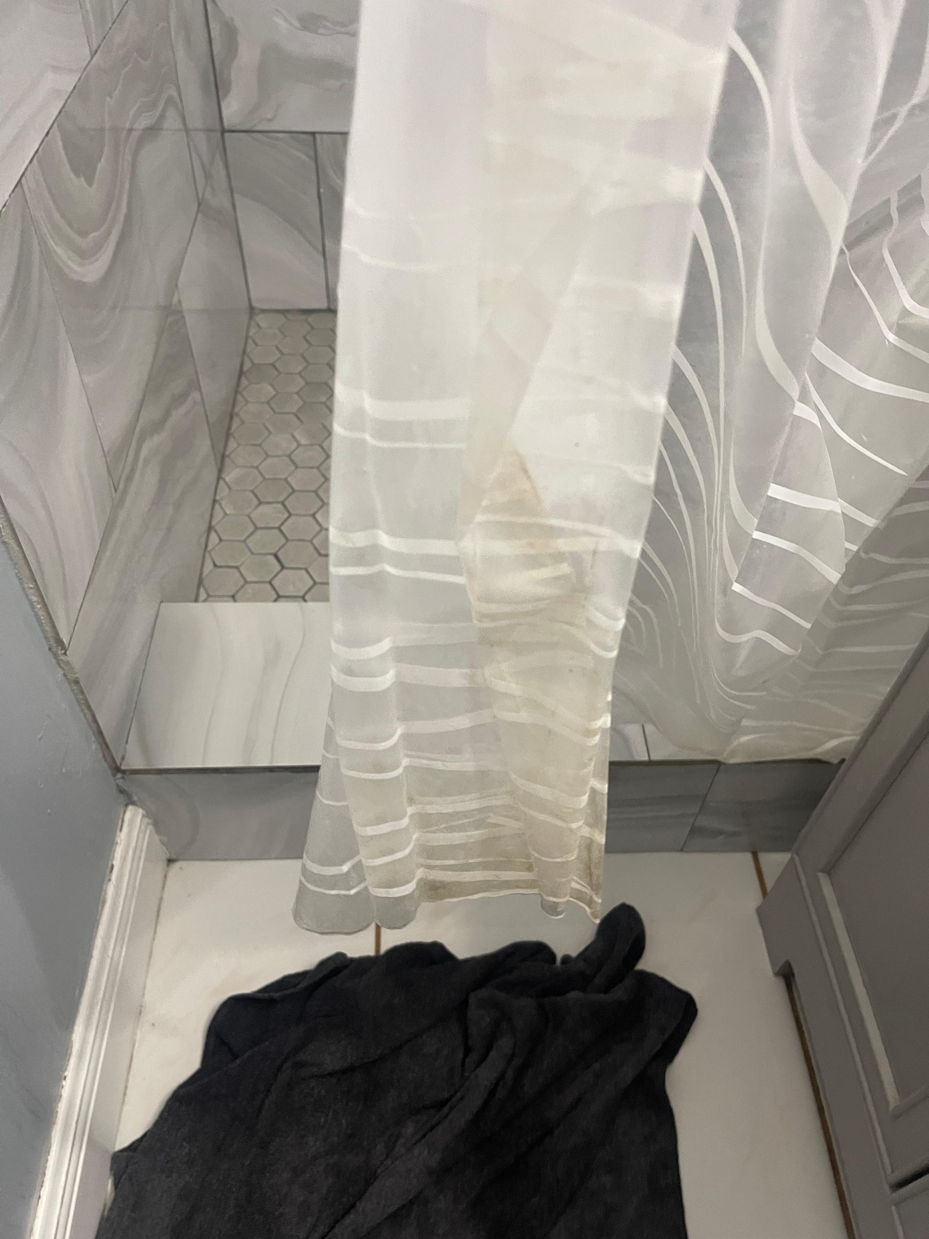 Dirty shower curtain 