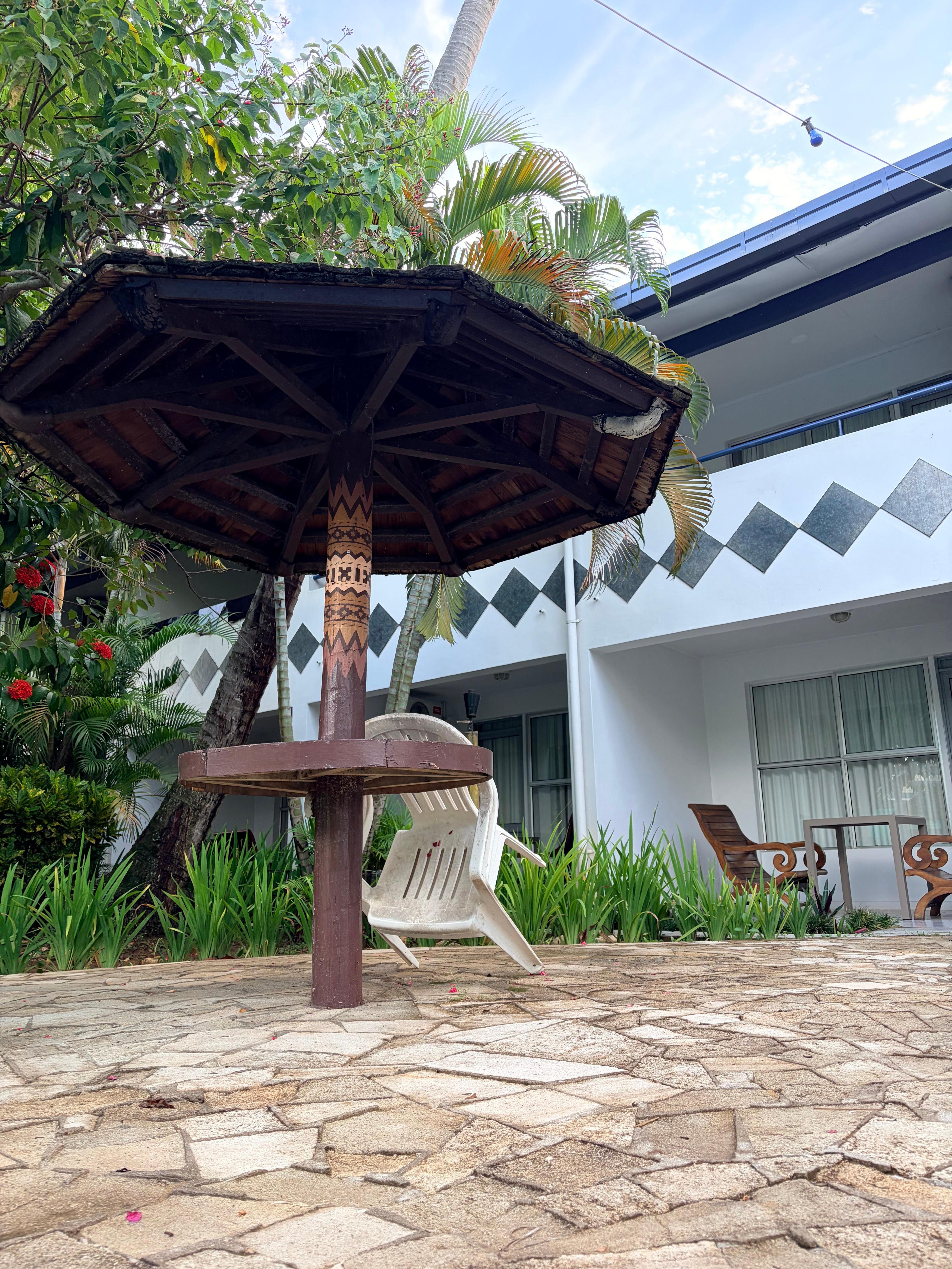 View of my room from the pool. 