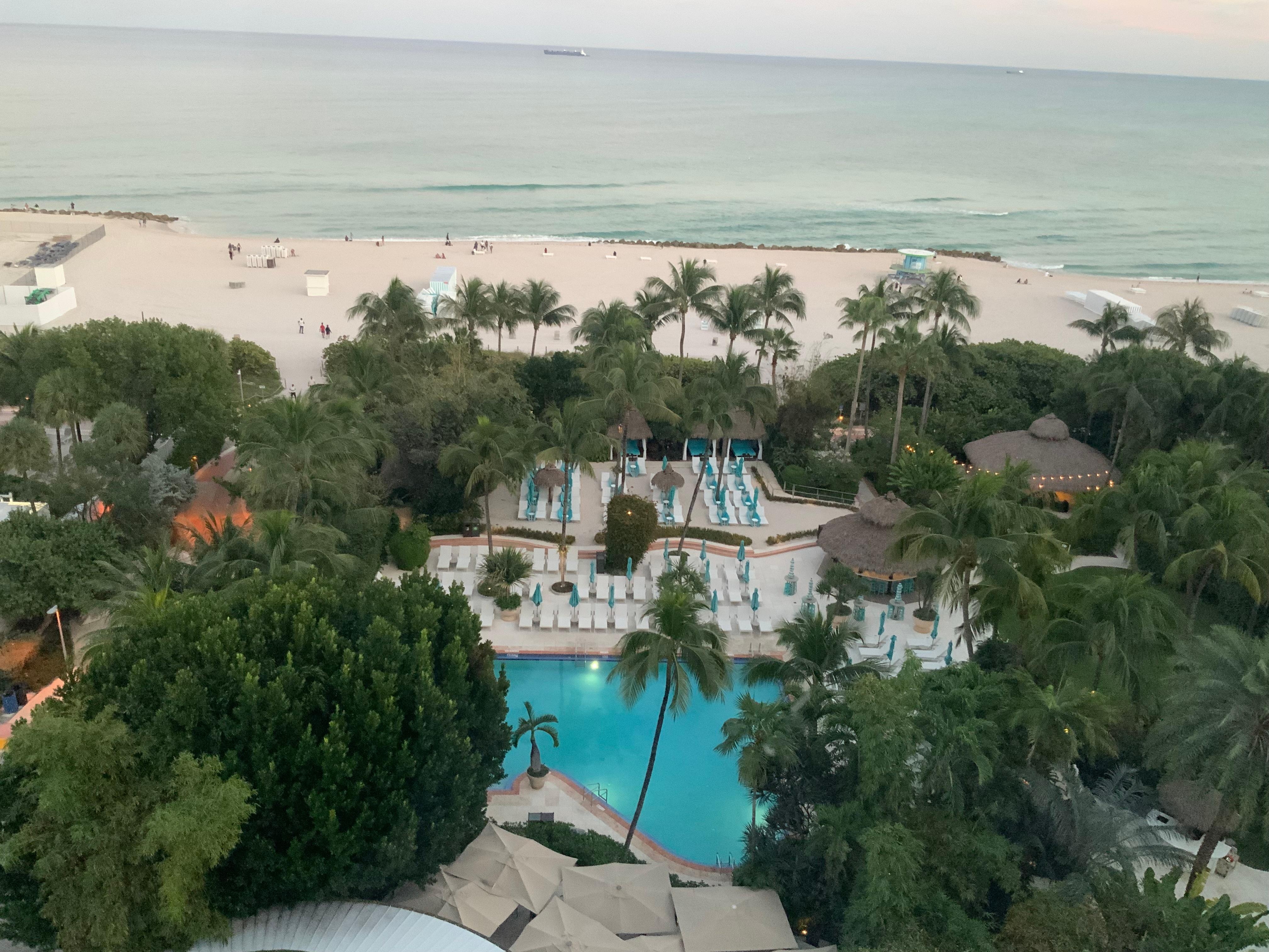 View from our oceanfront room on 11th floor