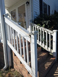 Entire outside needs pressure washing and painting. Very embarrassing taking anyone to this property