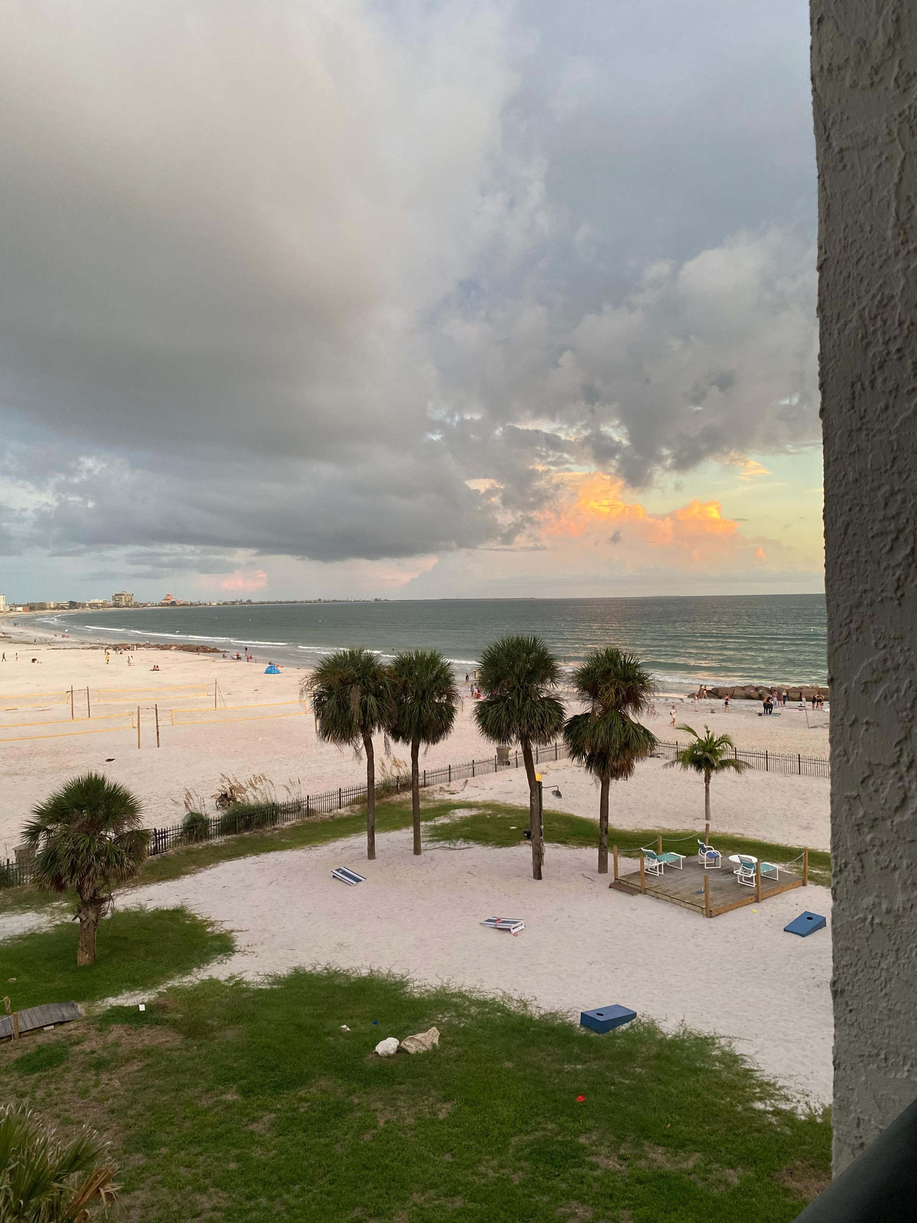 View from the balcony