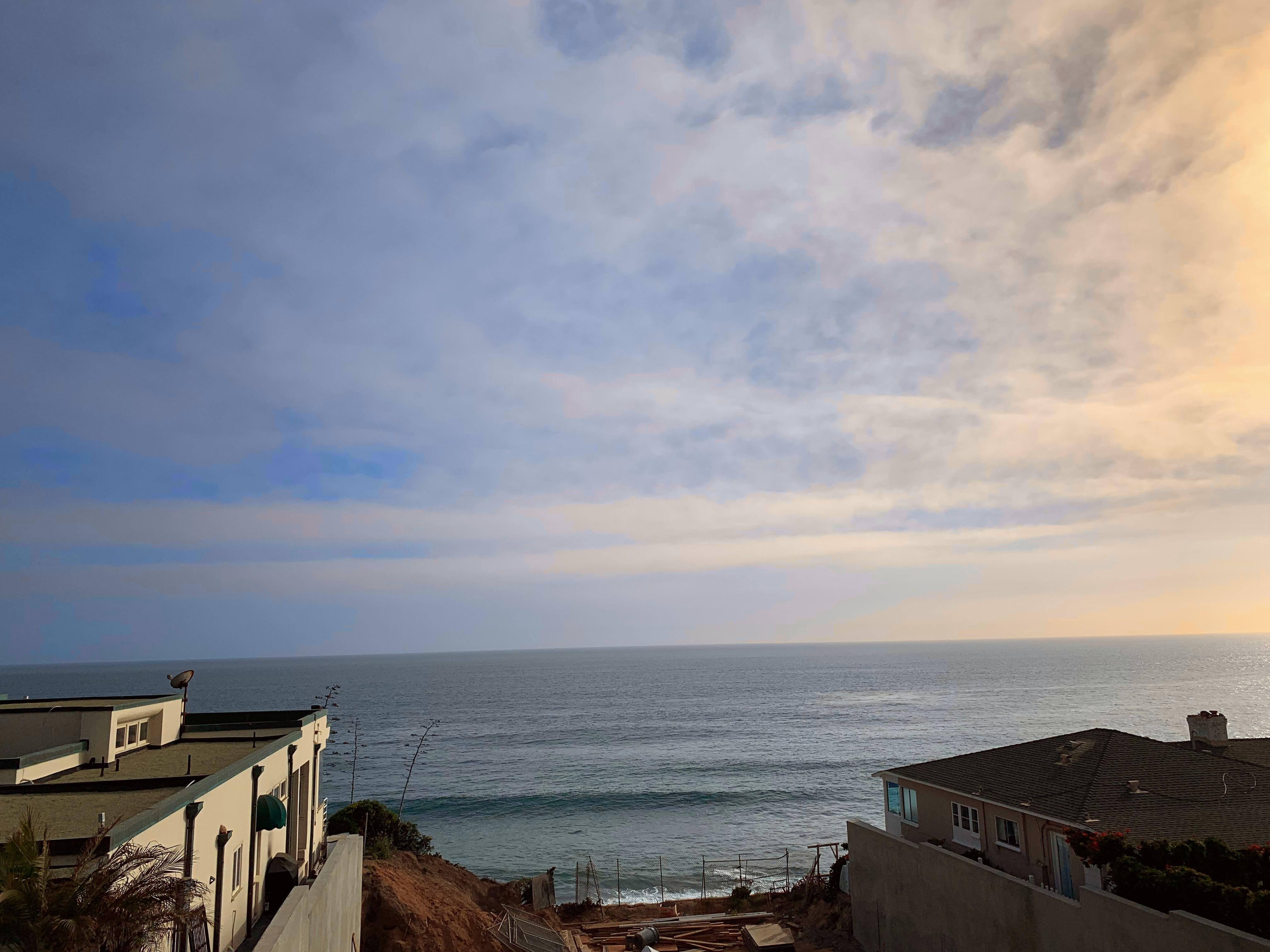 view from balcony