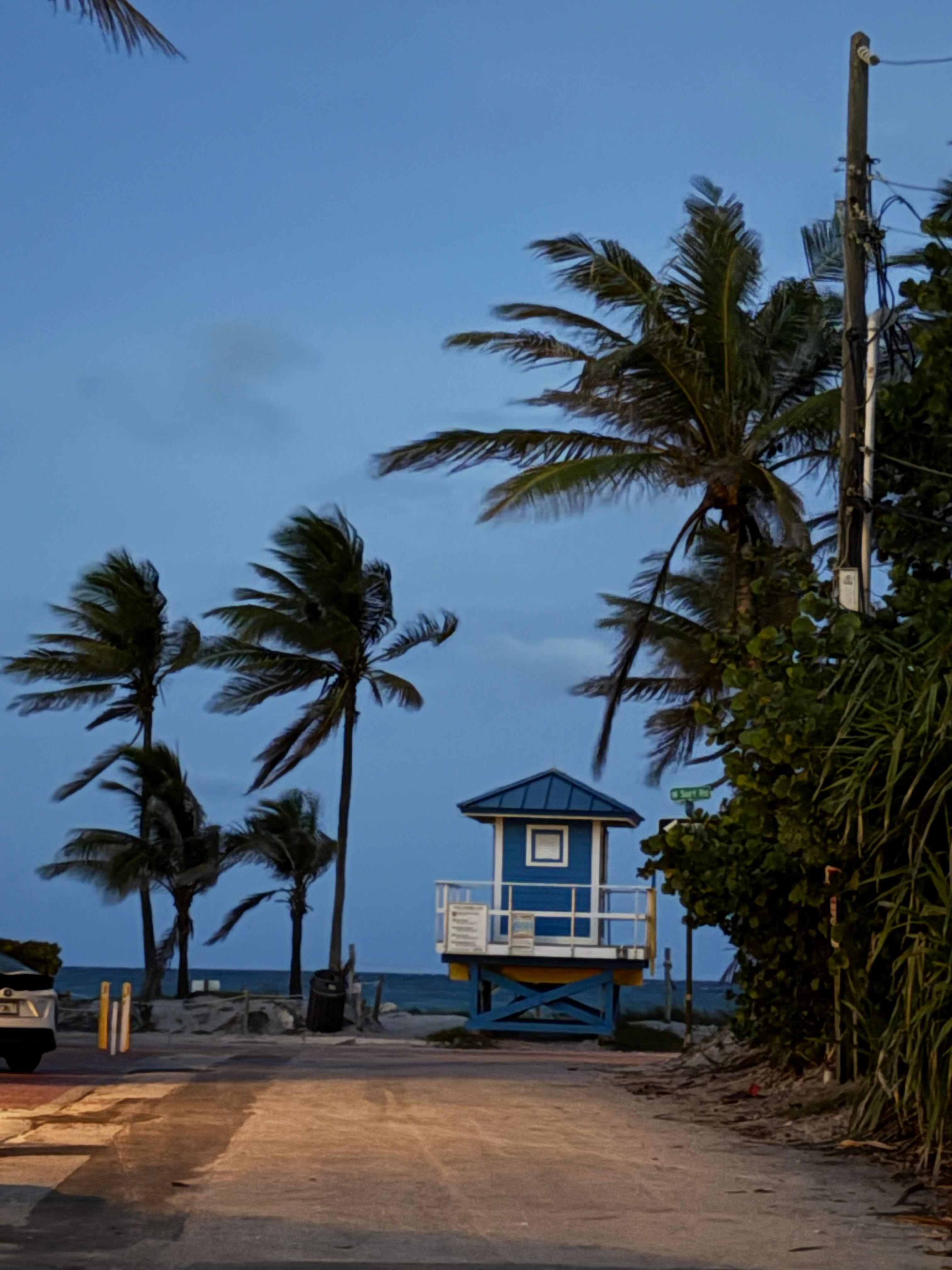Beach is about 4 or 5 houses down a quiet street. 
