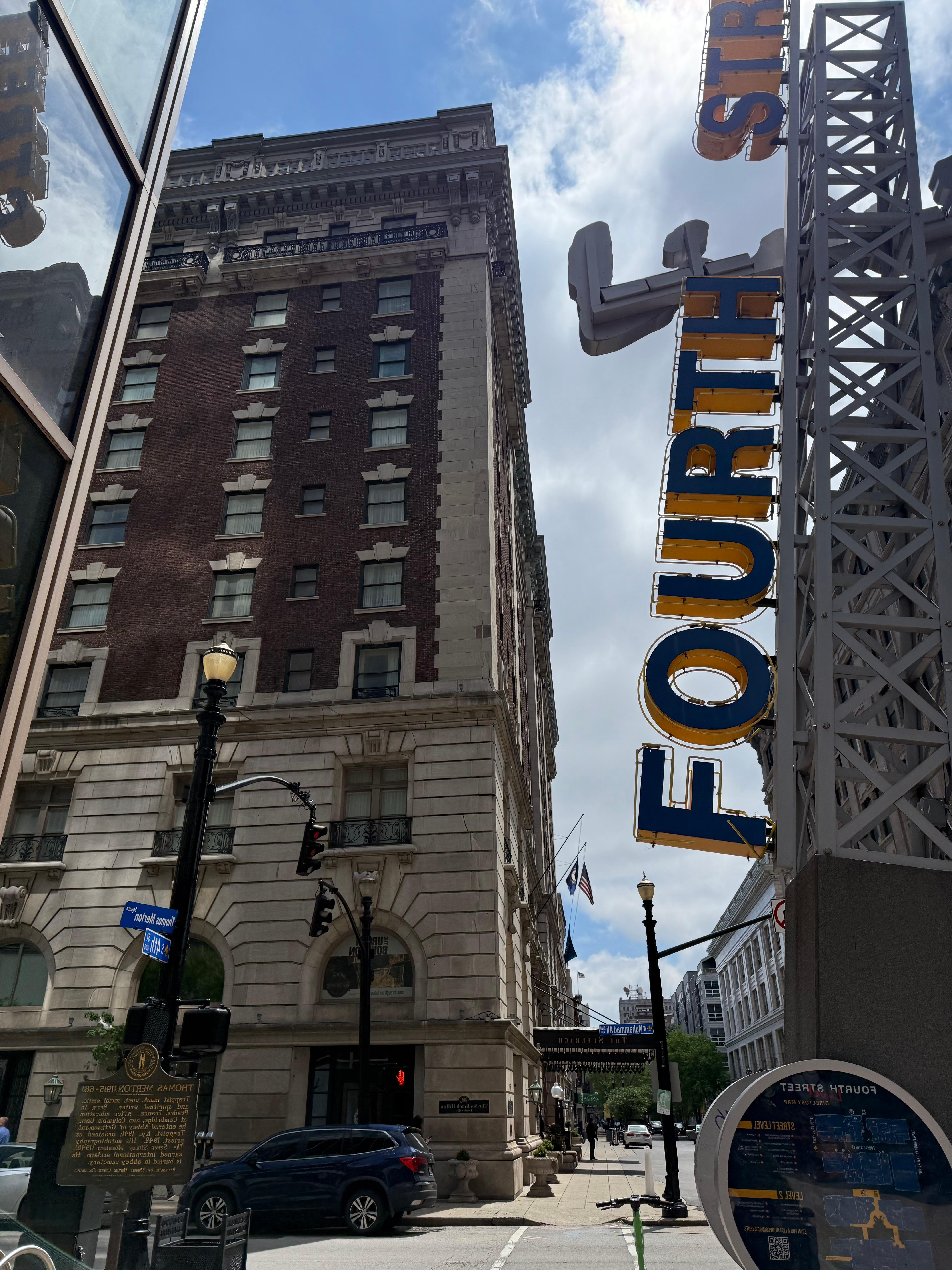 Outside view facing Fourth Street 