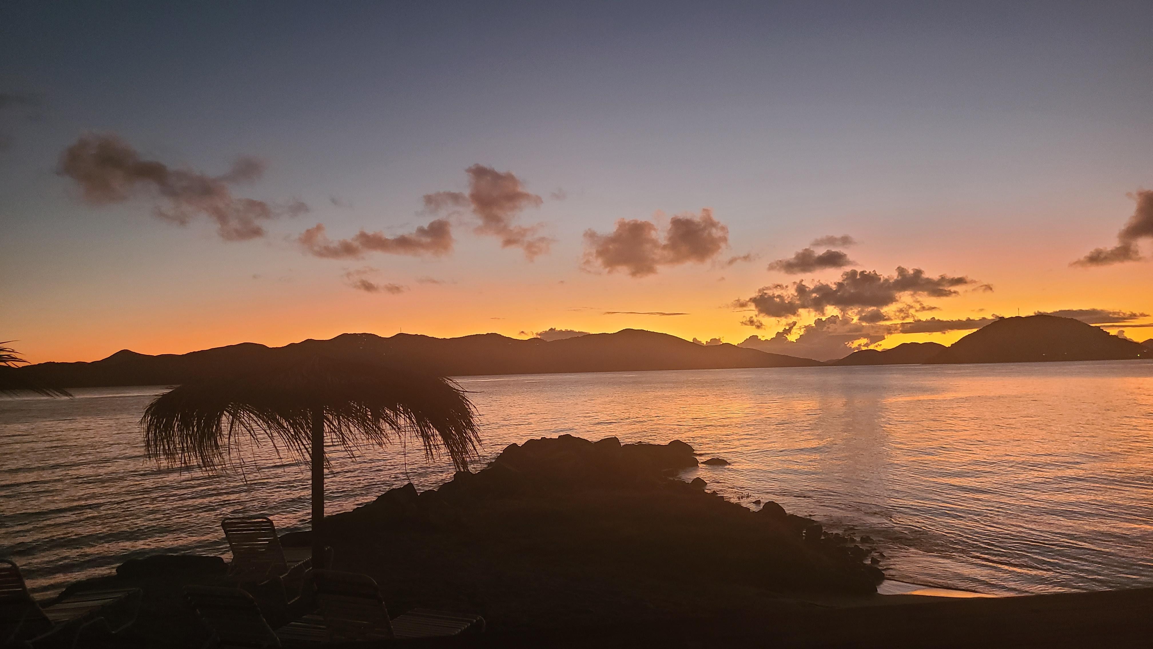 Sunset shot from front porch.