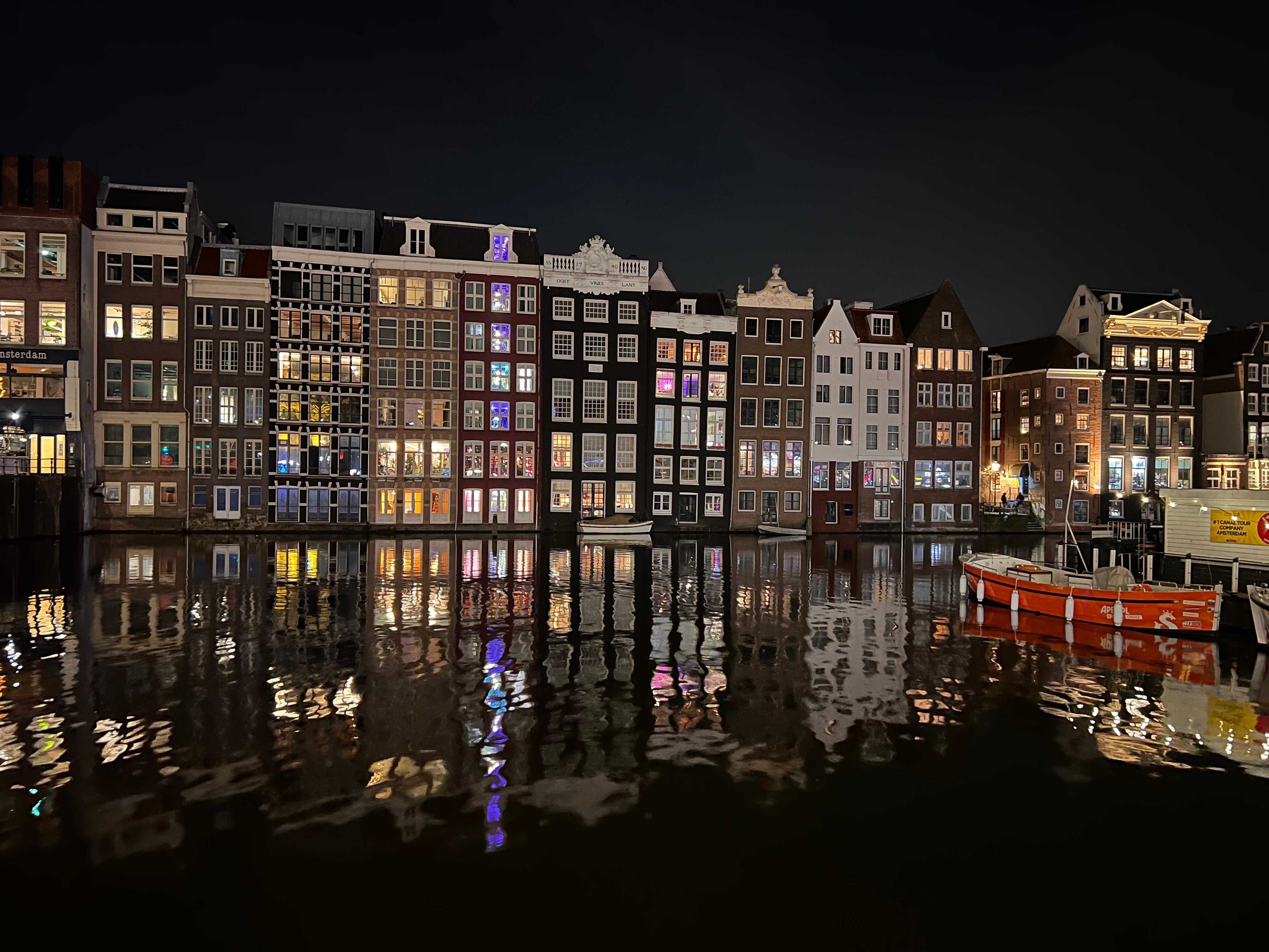 View of the hotel from the canal 