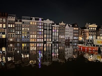 View of the hotel from the canal