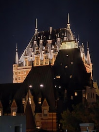 Chateau Frontenac from roof terrace of Manoir Vieux Quebec