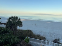 Just a perfect view! Collecting shells on the morning walk.