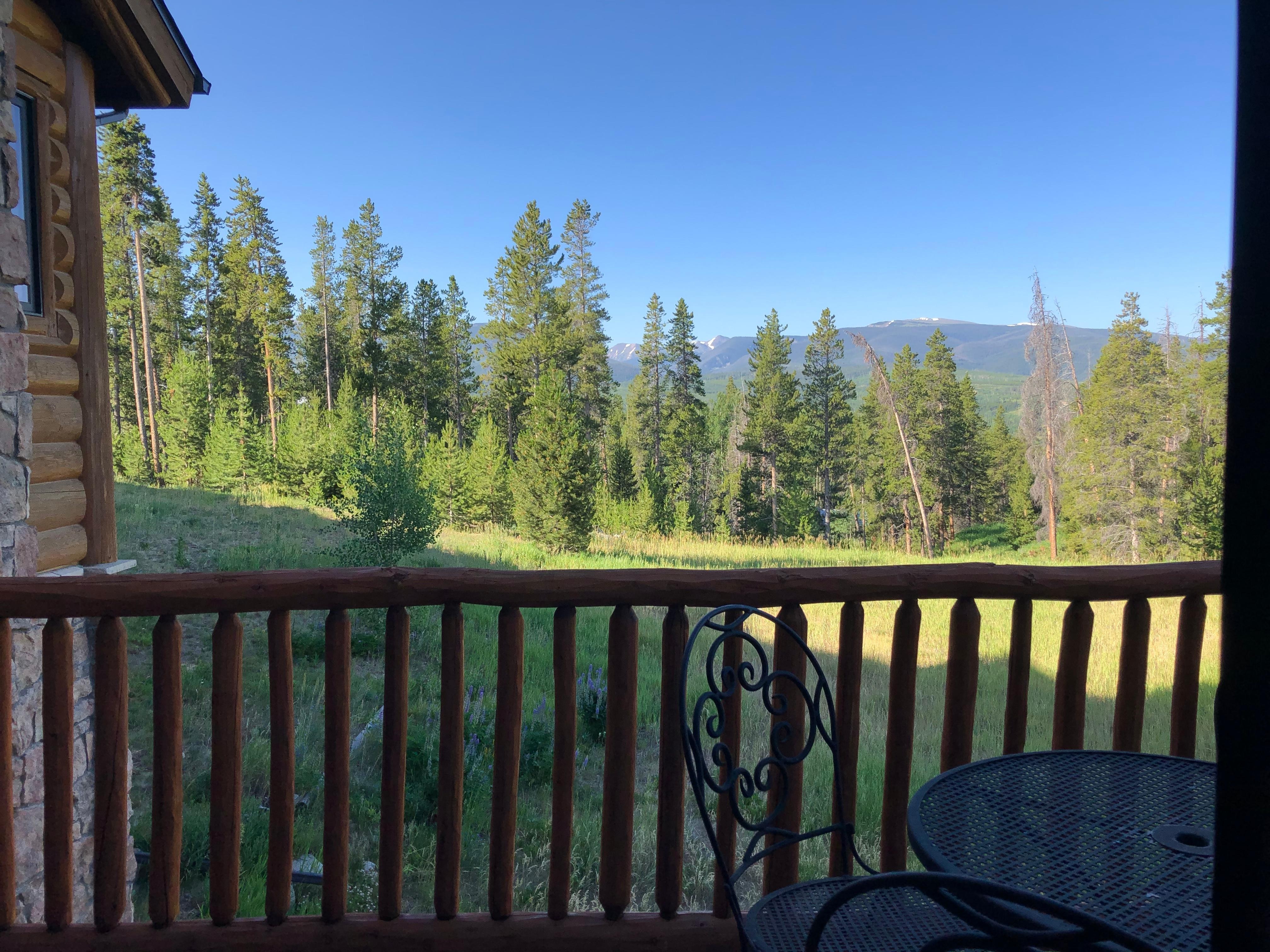 View from living room