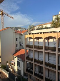 The view from the top floor apartment