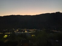 Sun set from the balcony.