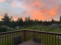 View from back deck.