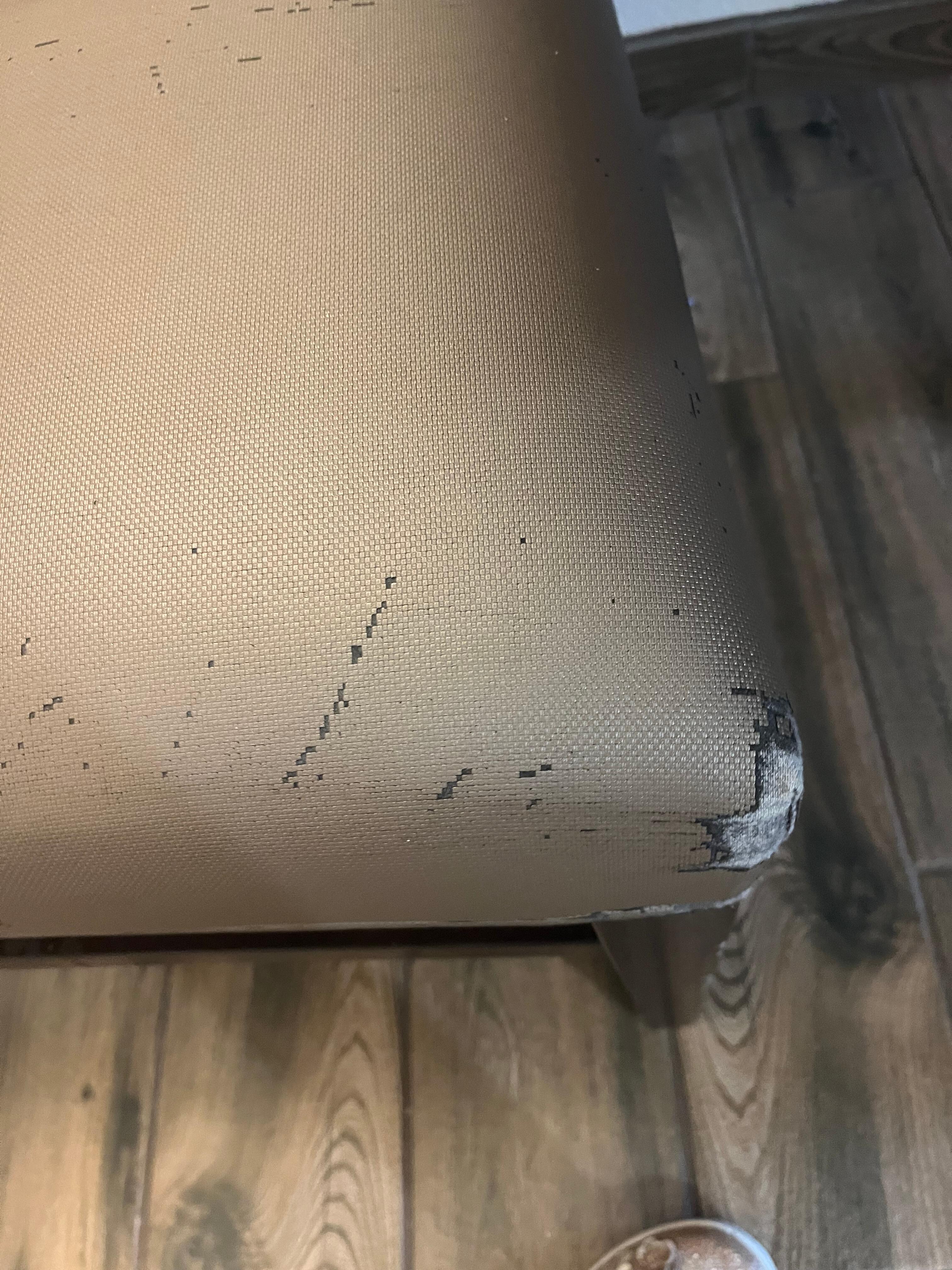 Torn chair 