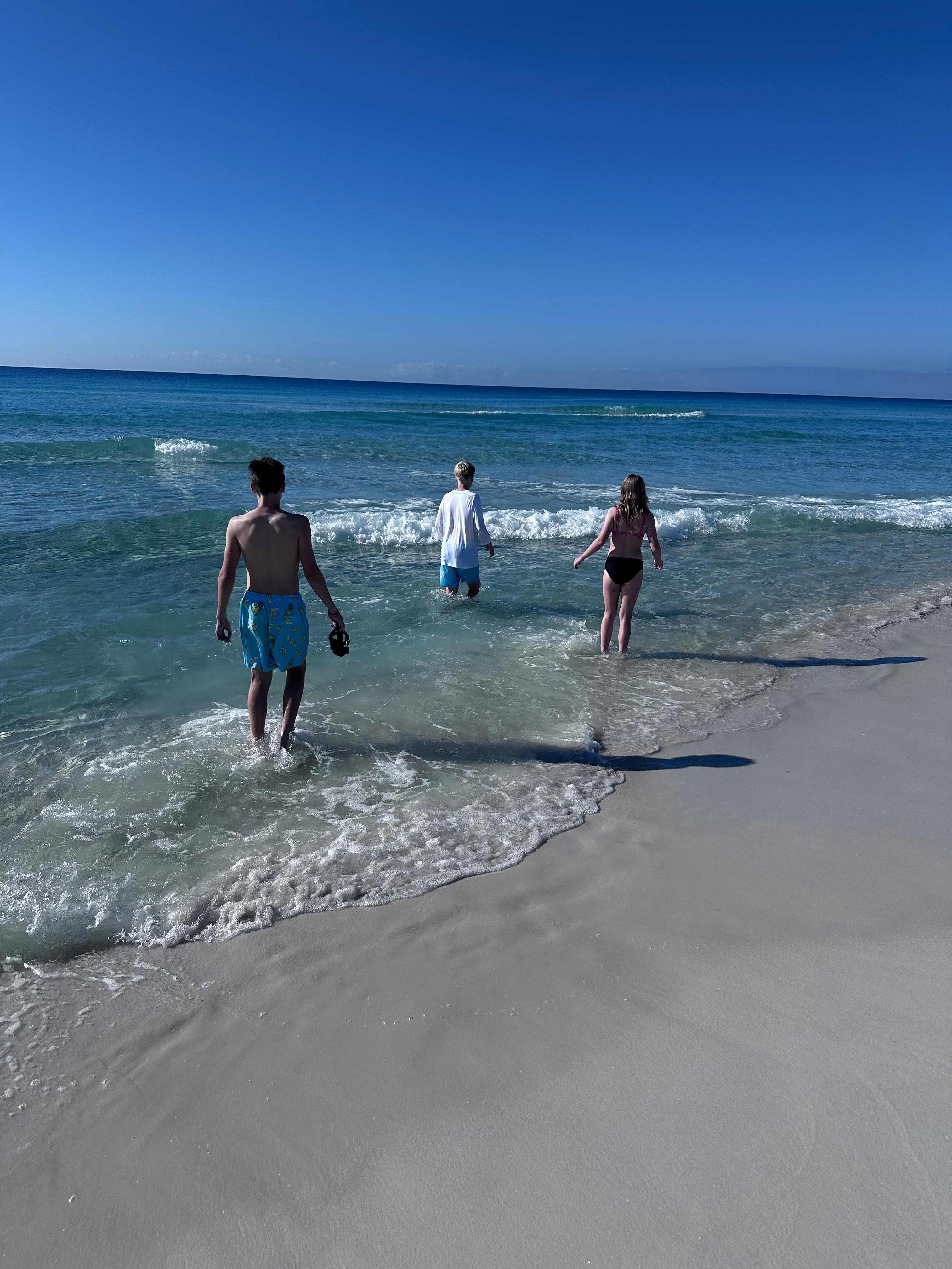 Grandkids enjoying the ocean! 