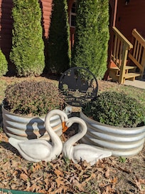 The front of the home