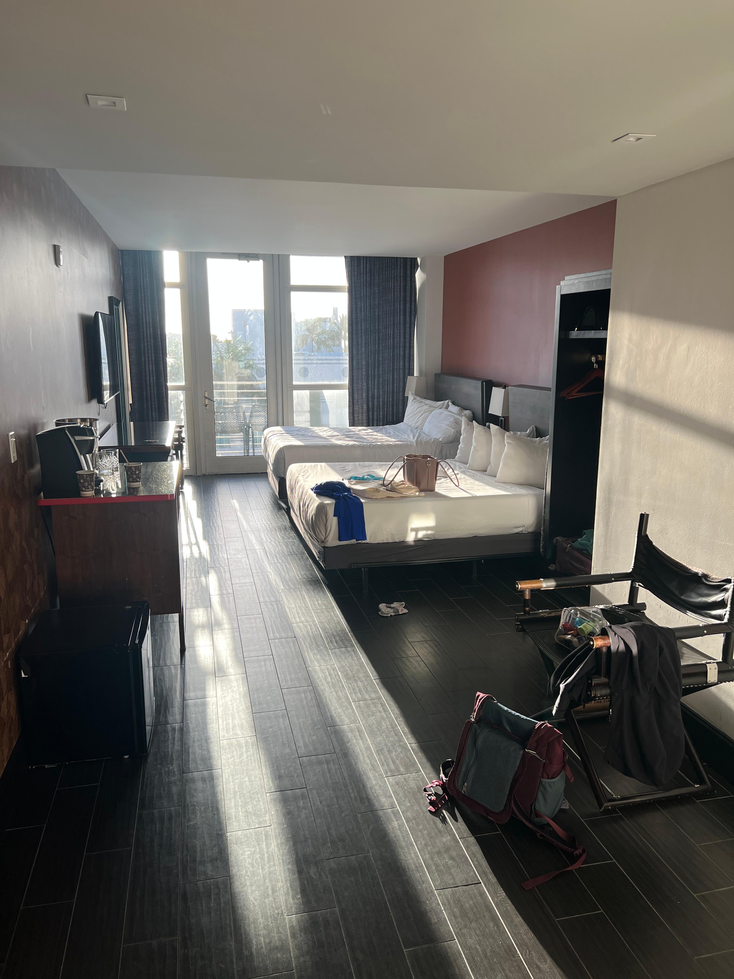 The room from the door 