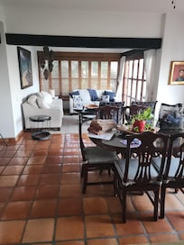 From the kitchen looking into the living room.