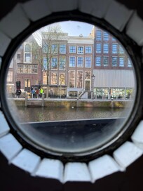 Anne Frank house across the canal