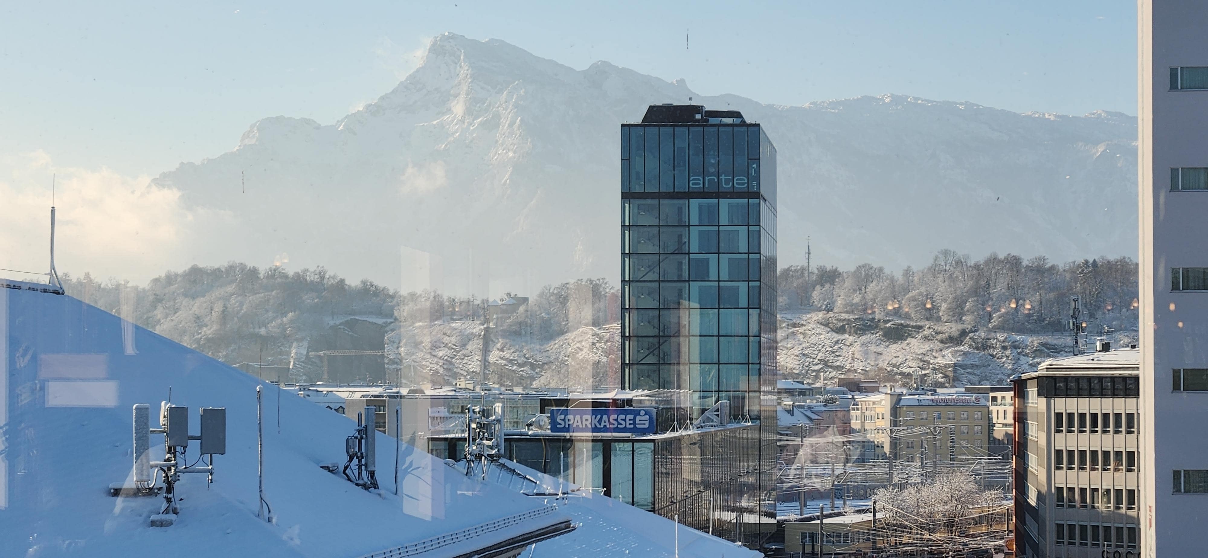 Hotel breakfast view