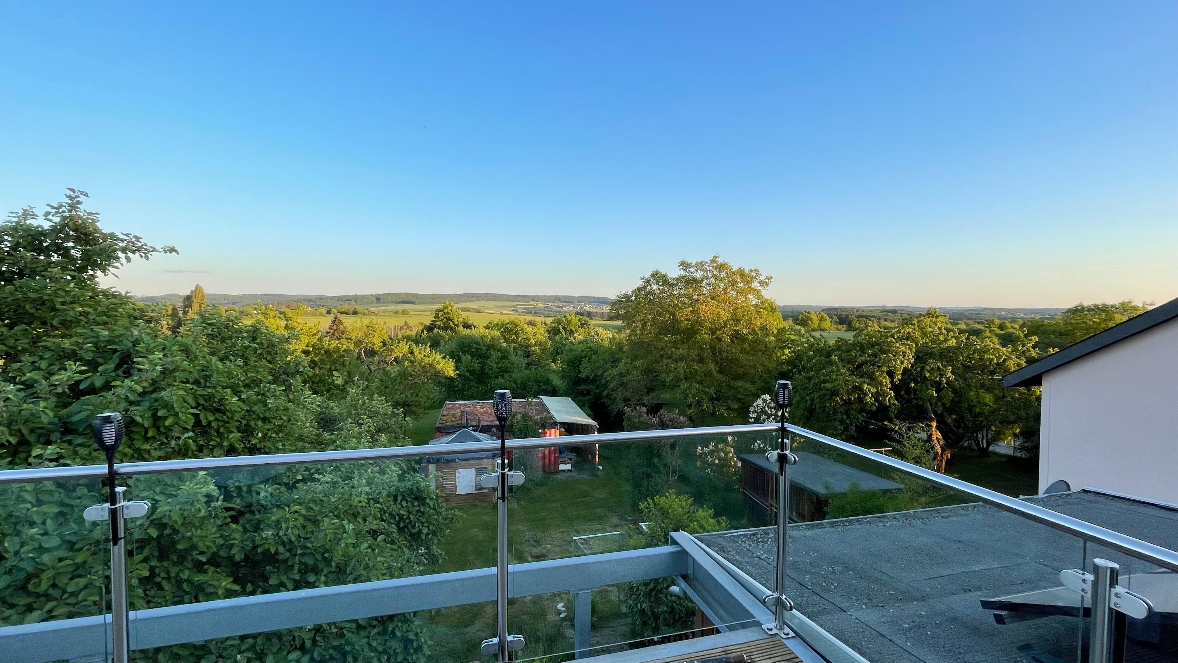 Ausblick vom Balkon
