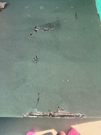 Cracks in the steps outside that give when stepped on