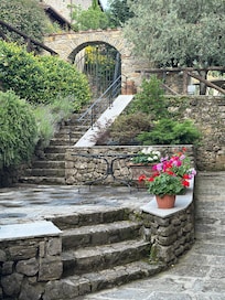 Stairs to the pool