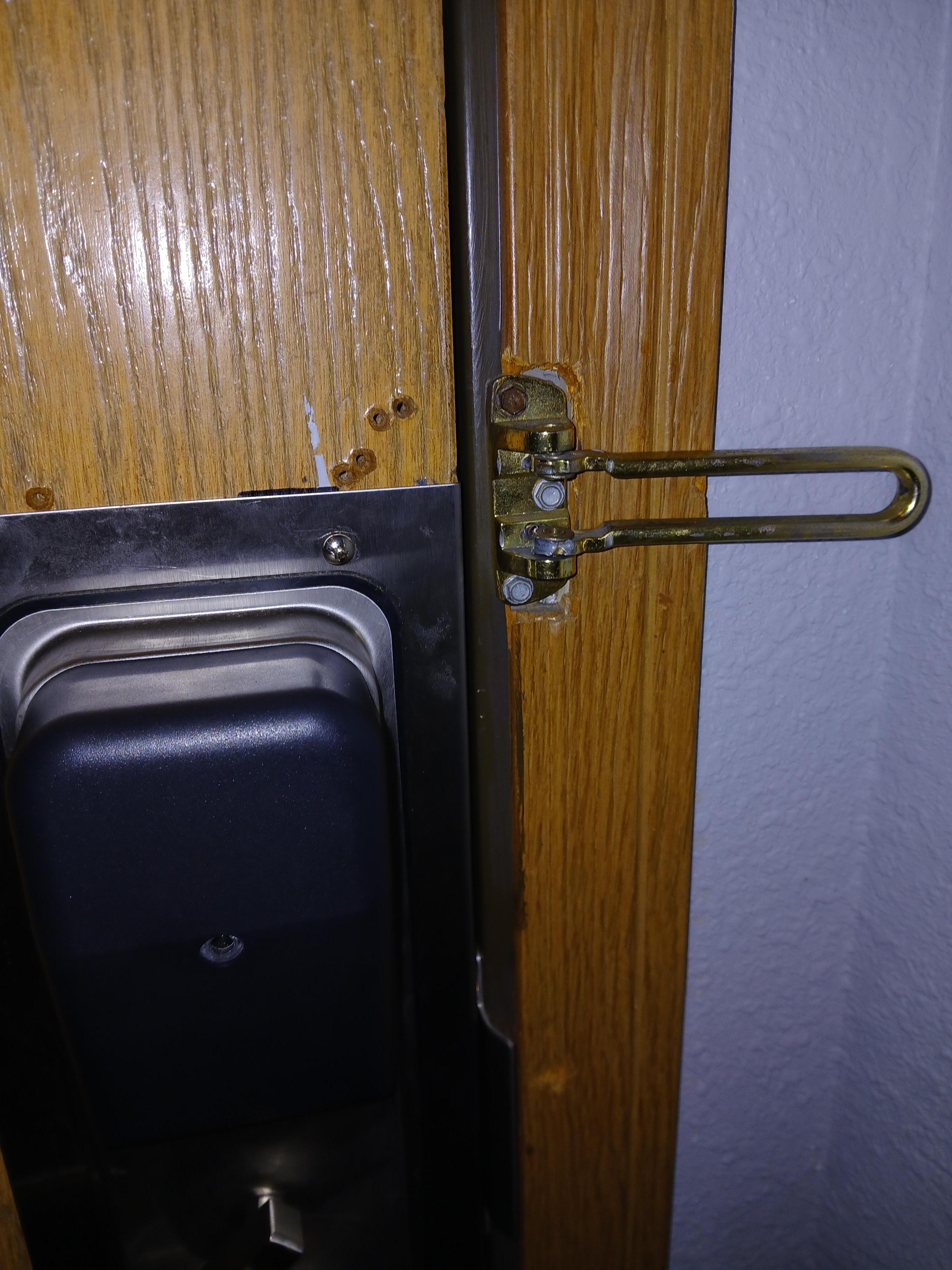 Broken door latch