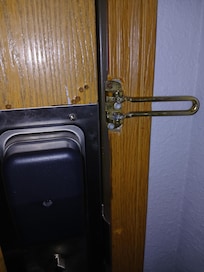 Broken door latch