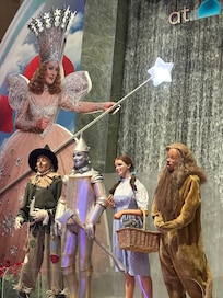 The Venetian Las Vegas features large, Wizard of Oz displays in its Waterfall Atrium