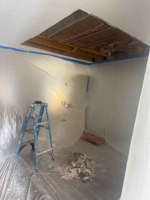 Hole in the ceiling